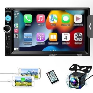 COPY - - Double Din Car Stereo Compatible with Apple Carplay, 7 InchTouchscreen…